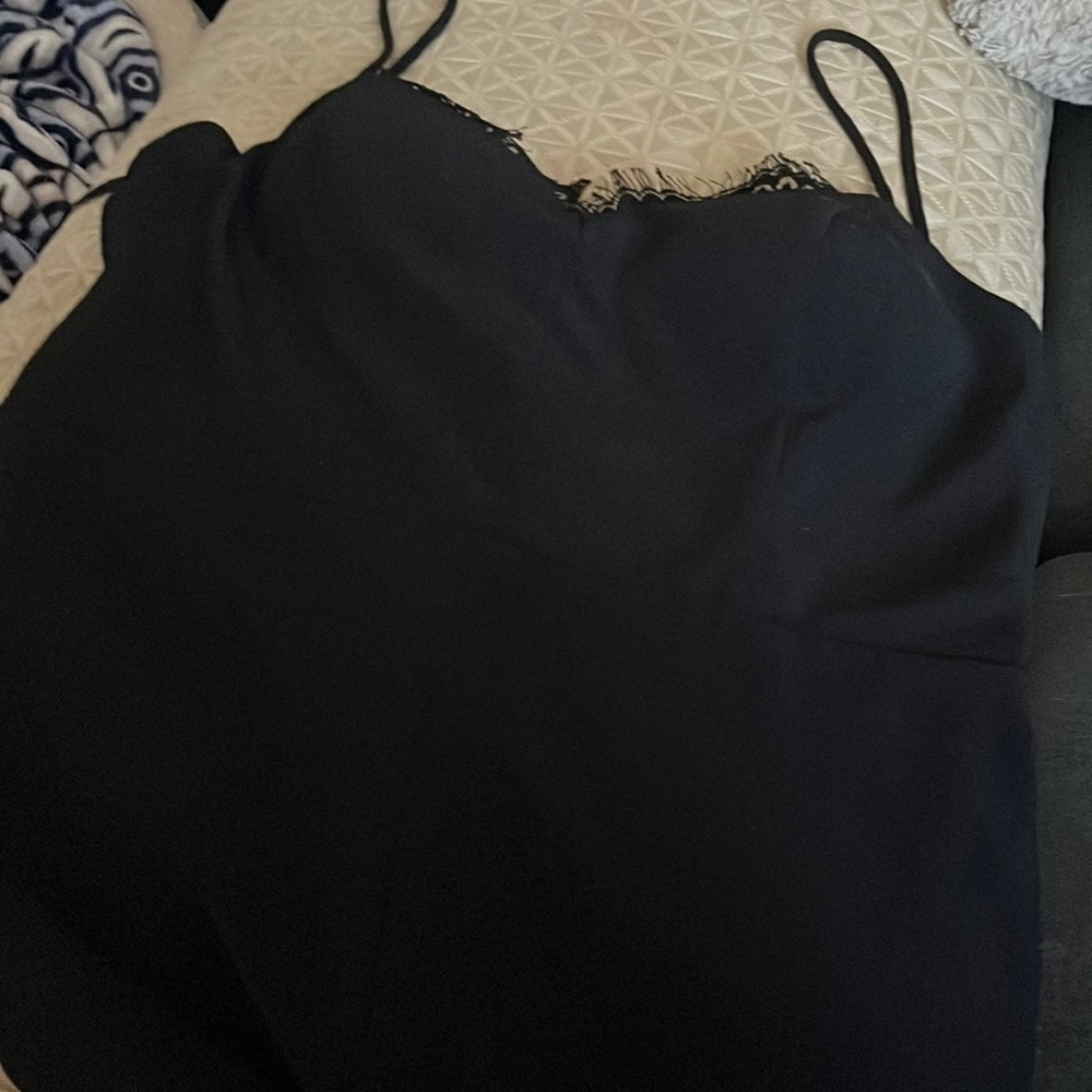 Long Lacey black dress